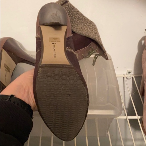 Max Studio Lace Up Boots Brown - Picture 4 of 5